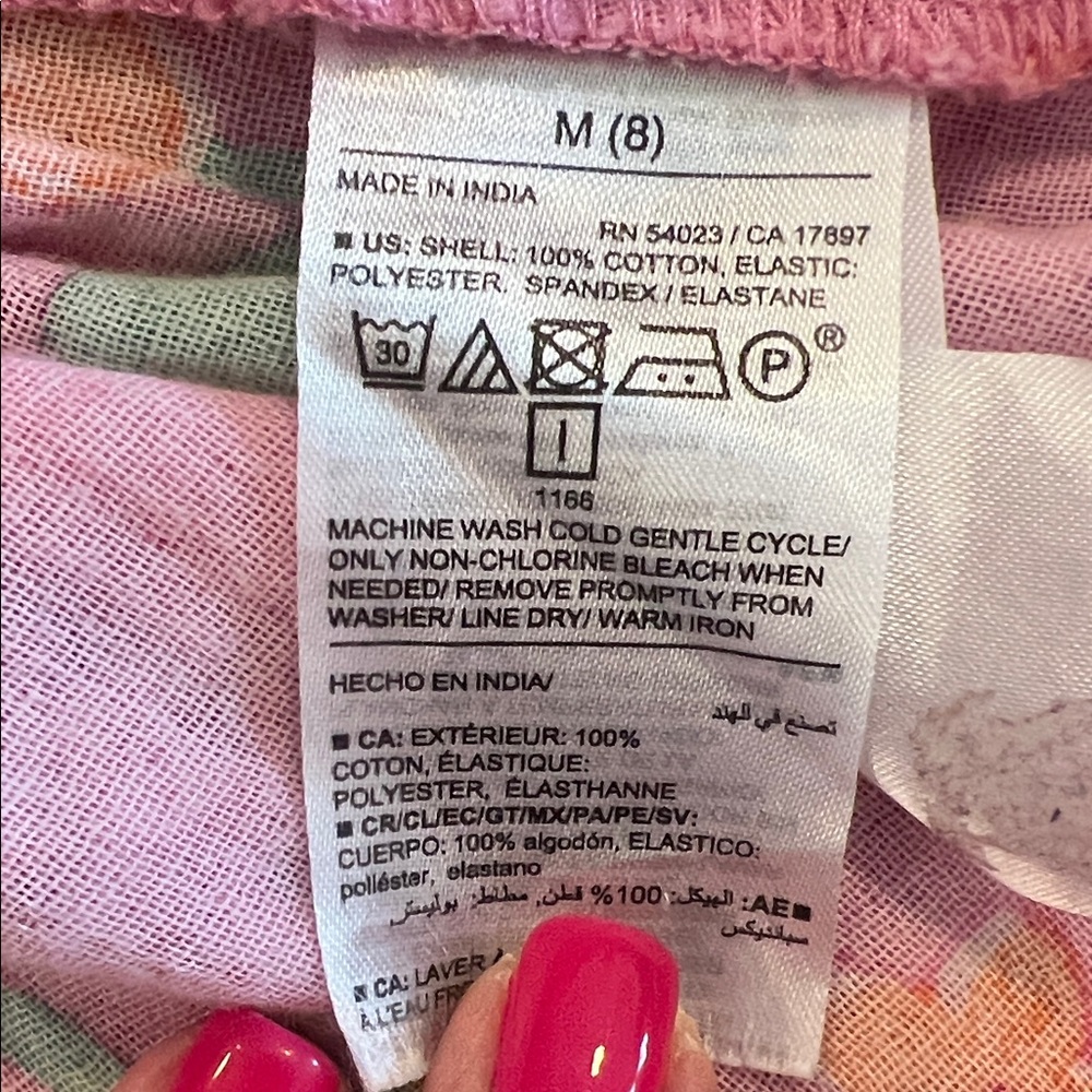 Old Navy Bright Pink Floral Kids Dress - Picture 7 of 8